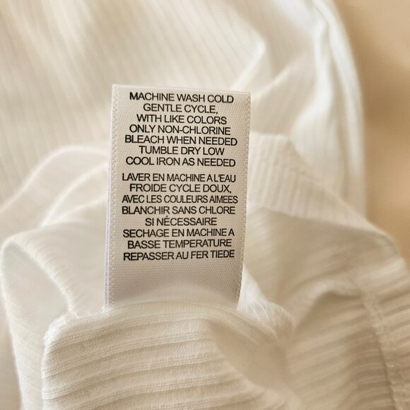 AFRM Rennia Rib Knit Front Button Shirt Dress Size M - Picture 6 of 6